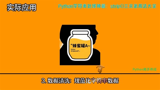 18.Python字符串处理神器：strip()三兄弟用法大全