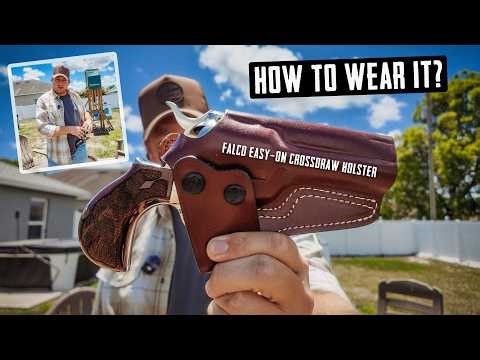 Falco Easy-On Crossdraw Holster Demo (How To Wear It)