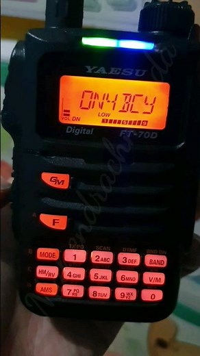 Monitoring frekuensi digital dengan HT Yaesu FT-70D Fusion C4FM #radiokomunikasi #yaesu