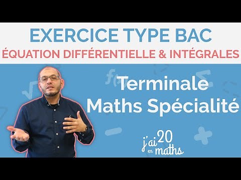 Équation différentielle et Intégrales - Exercice type bac - Terminale Maths Spécialité