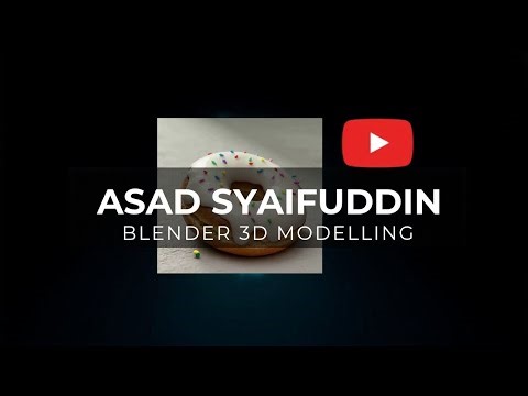 DONUTS BLENDER MODELLING 3D