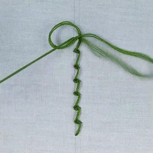 Easy Broad Chain Stitch Embroidery For Beginners