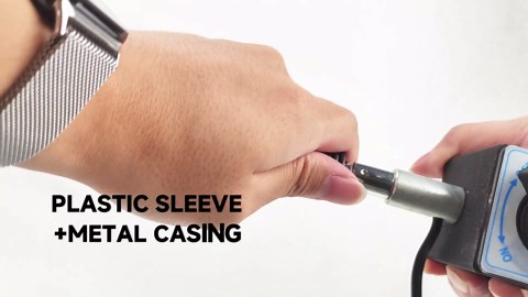 LED Magnetic Work Light, 15W high Brightness,Flexible Gooseneck lamp with Strong Magnetic Base for Lathe Milling Drill Press Industrial Lighting 110-230V Upgrade with Switch(Black with Switch)