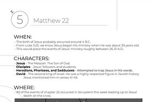 Matthew 22 Summary - Quick Bible Study — 2BeLikeChrist
