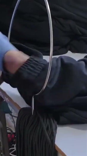 This is one way to properly and correctly insert a drawstring into trousers. #automobile