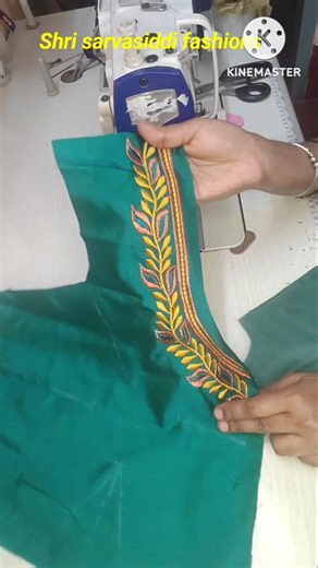 embroidery fashion blouse#beautiful blouse design 🌼😍
