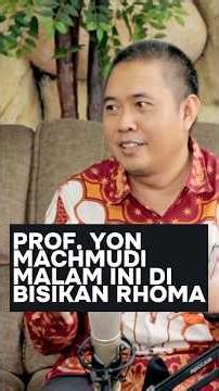 PROF. YON MACHMUDI WHISPERED BY RHOMA TONIGHT