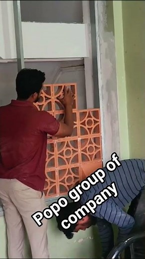 Open Jali Tiles Installation | Modern Terracotta Jali Design 2026 ✨🏠 Open Jali Tiles Fitting Process