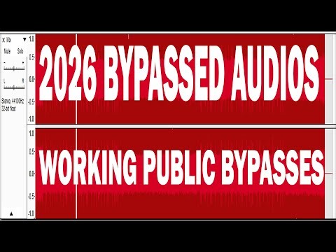 (PUBLIC AUDIOS) OP AUDIO BYPASS FOR ROBLOX WORKS 2026!