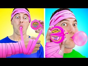 SNEAKING FOOD INTO THE HOSPITAL | FUN WAYS TO SNEAK CANDY ANYWHERE! | CANDY HACKS, DIY IDEAS, & TIPS