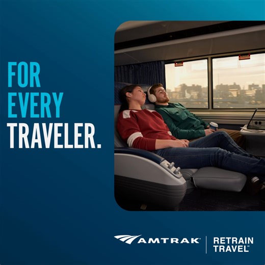 Meeting the travel needs of families and solo riders alike, on every trip. Comfort, adventure and space for your bags. | Amtrak