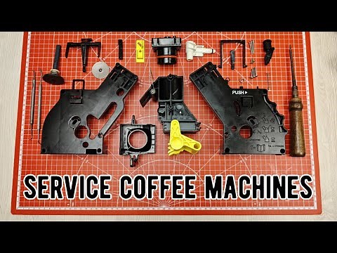 Repair and maintenance of the brew unit of the SAECO, PHILIPS coffee machine Service coffee machine