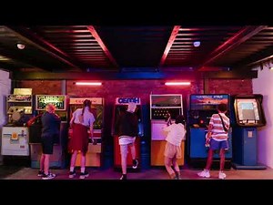 Sonido ambiente sala Recreativa de videojuegos (8 HORAS)👾🕹️ // Ruido Blanco y Efecto de sonido