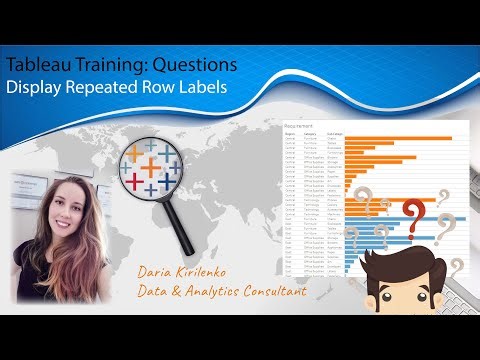 How to Display Repeated Row Headers