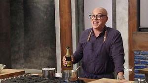 Michael D. Symon tops his halibut with an indulgent serving of caviar! 😋 #WorstCooks is all-new > Tonight 9|8c Save the recipe: https://foodtv.com/3tZKS8C | Food Network