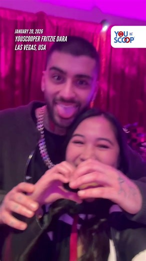ANG PINAGPALA SA BABAENG LAHAT! 🙌🏻💖 Kinilig ang netizens sa viral video ng isang US-based Filipina fan na nagkaroon ng super close moment kasama ang former One Direction member na si Zayn Malik! Ayon kay YouScooper Fritzie Dara, dumalo siya sa residency show ng singer sa Park MGM Dolby Live sa Las Vegas, USA noong Jan. 20. Akala nila'y isang ordinaryong concert night lang, hanggang sa biglang pumasok si Zayn sa VIP lounge, na ikinagulat niya at ng iba pang fans na kasama niya, dahil wala nama