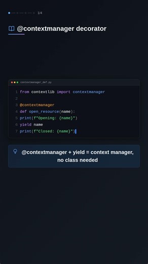 contextlibのcontextmanagerデコレータで自作コンテキストマネージャを書く