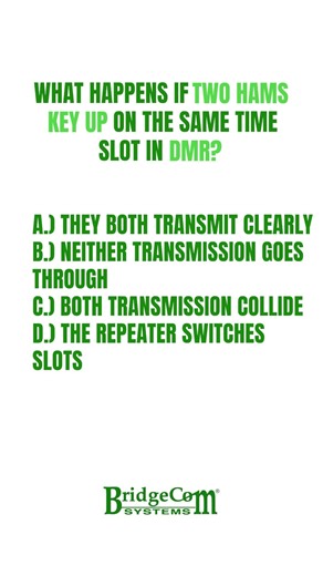 Did you get it right? Let us know in the comment below! #hamradio #dmr #bridgecom #dmrradio Link in Bio!