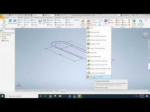 Sweep Tool w/ Paperclip in Inventor 2023