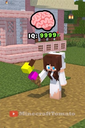 JJ Low IQ vs High IQ Ice Cream Drop 🍨🥺 - MAIZEN Minecraft Animation