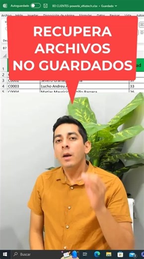 Recupera documentos olvidados en Excel 2025✅ #ElTioTech #Excel #excellence #exceltutorial #shorts | El Tio Tech