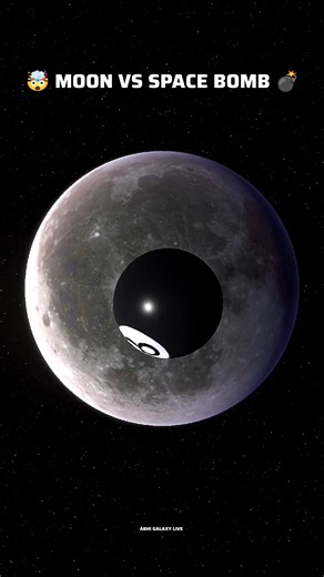 🌚💣 Moon vs Space Bomb 😱 | Solar Smash #shorts