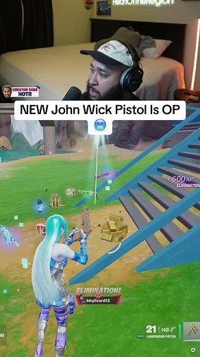 John Wick Pistol OP in Fortnite Season Trailer