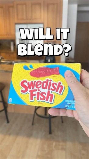 Can You Blend SWEDISH FISH?? 🤔 #shorts