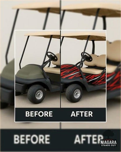 Custom Golf Cart Decal Kits - Professional Vinyl Graphics