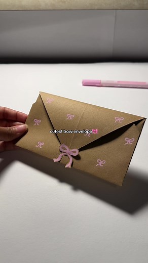 Create a Cute Bow Envelope for Your Gift