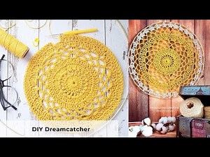 Crochet Dreamcatcher Mandala | Easy Crochet Wall Decor Tutorial