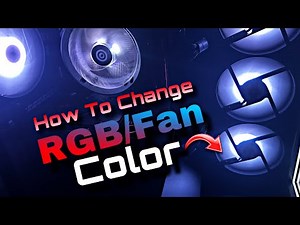 How To Change RGB/Fan Colors *EASY*