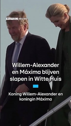 Willem-Alexander en Máxima gaan logeren bij Trump | RTL Nieuws