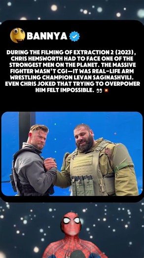 While filming Extraction 2 (2023), Chris Hemsworth noticed a strange smell