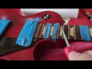 Gibson raised inlay fix: Watch this before you try to fix it yourself