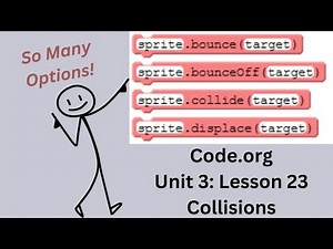 Code org Lesson 23 Collisions