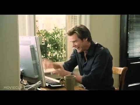 Bruce Almighty types really fast