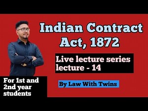 Lecture 14 | Wagering agreement | section 30 of Indian contract act | by law with twins