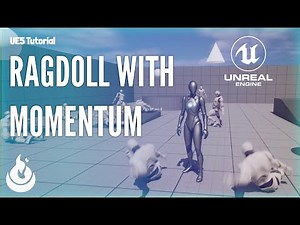 UE5 Tutorial | Ragdoll Physics with Momentum