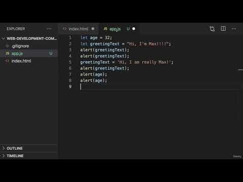 Outsourcing JavaScript Code Into External Files [Day 30]