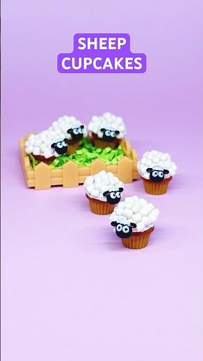 ‪@officialminiverse‬ . Spring 3 . Sheep Cupcakes