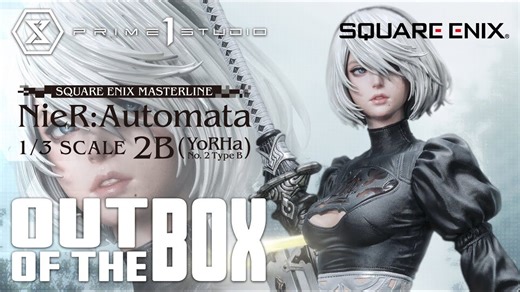 【4K】放松解压：SE x P1S《尼尔：机械纪元》1/3 2B小姐姐雕像 官方开箱视频 | 来源：Prime1Studio