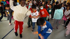 17K views · 236 reactions | Students are dancing to the rhythm of good attendance at Minnieville Elementary School! Each month, students who regularly show up to school get to participate in the AttenDANCE!  | Prince William County Public Schools | Facebook