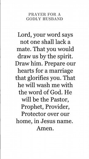 🙏Prayer for a Godly Husband - -like and share for someone who needs this! #prayer #marriage #faith
