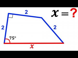 Can you find X? | (Quadrilateral) | #math #maths | #geometry