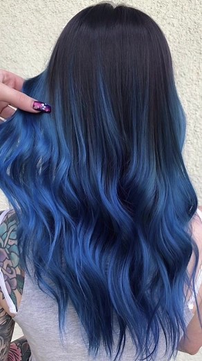 Ideas creativas para cabello azul: tintes y estilos