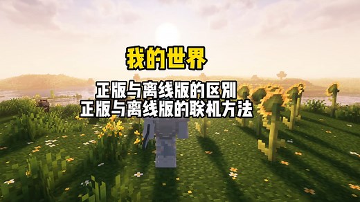 我的世界：正版与离线版的区别？正版与离线版又该如何联机？