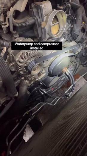 2021 Chevy Silverado AC compressor replacement 👨‍🔧#accompressor#automotivetechnician#cesarthetech