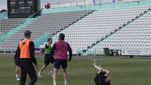 All set in Scarborough 🫡 Finishing touches applied ahead of our return to County Championship action tomorrow 🖌️ | Yorkshire County Cricket Club (Official)