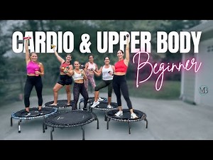 25 MIN Rebounding Cardio + Upper Body | Beginner Trampoline Challenge | DAY 10
